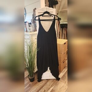 Elegant Black Halter Dress